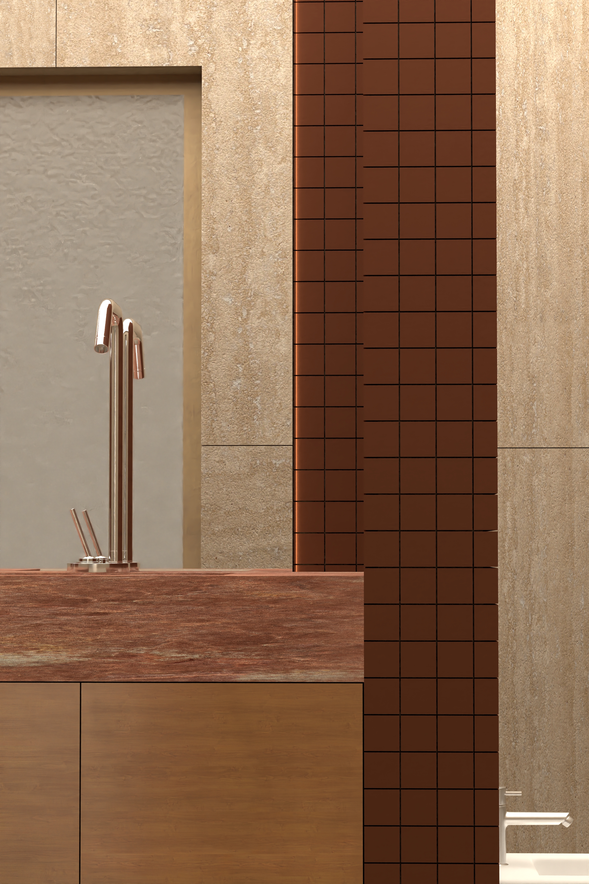 Bathroom Finishes Close Up